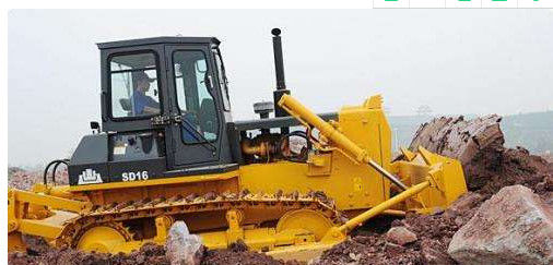 Planierraupe SSHANGCHAI wassergekühlter/kleiner Bulldozer D6114ZG4B SD13 130hp Shantui