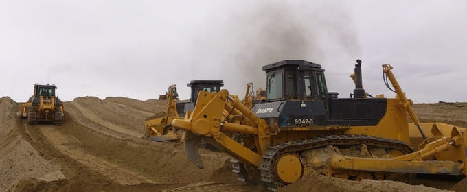 Planierraupe SSHANGCHAI wassergekühlter/kleiner Bulldozer D6114ZG4B SD13 130hp Shantui