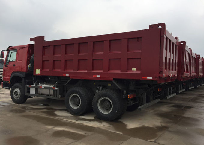 Räder 371HP LHD 10 - 25 CBM 30 HOWO-Kipplaster-10 - 40tons für Minenindustrie