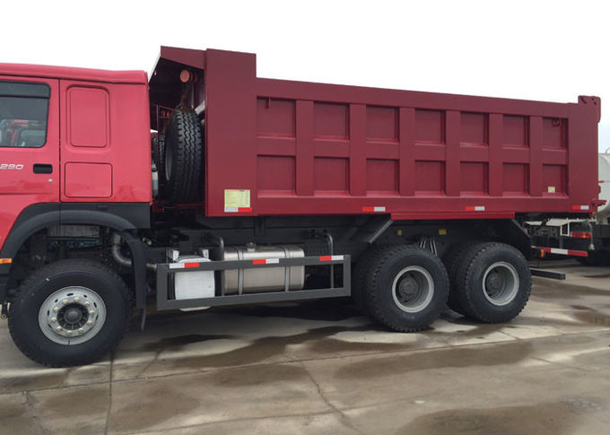 Räder 371HP LHD 10 - 25 CBM 30 HOWO-Kipplaster-10 - 40tons für Minenindustrie