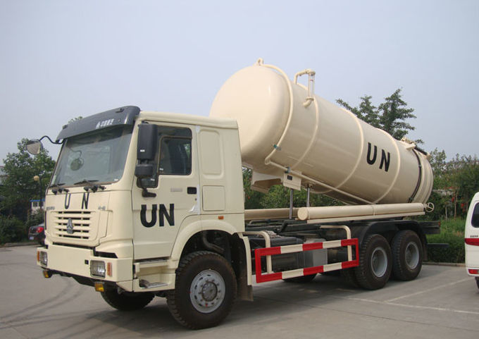 16CBM, das Klärschlamm-Vakuumpumpe-Klärgrube-Reinigungs-LKW LHD 6X4 sammelt