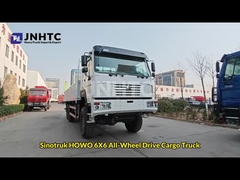 HOWO 371HP 6X6 4x4 Antriebslastwagen Spalte Platte Dropside Tor