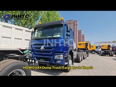 Neue HOWO 6X4 Kipper Truck Chassis 400 PS 10 Räder Blauer Dump Truck Chassis