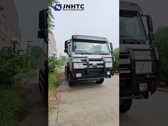 Sinotruk Howo 6x4 371 PS Kipper mit Kran 10 Tonnen Singapore LKW-Montierter Teleskopauslegerkran