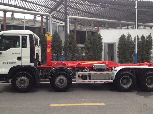290hp Sinotruk T5G 8×4 Bett vorbildliches Zz3317n3267c1 des Haken-Aufzug-Müllwagen-einer