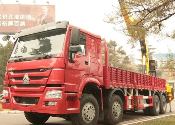 LKW SINOTRUK HOWO brachte Kran/LKW angebrachten Kranbalken-Kran für Bau an