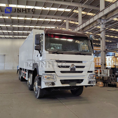25 Tonnen Howo Lkw 8*4 Lieferwagen Diesel-Handgetriebe Verdickte Container Box Lkw