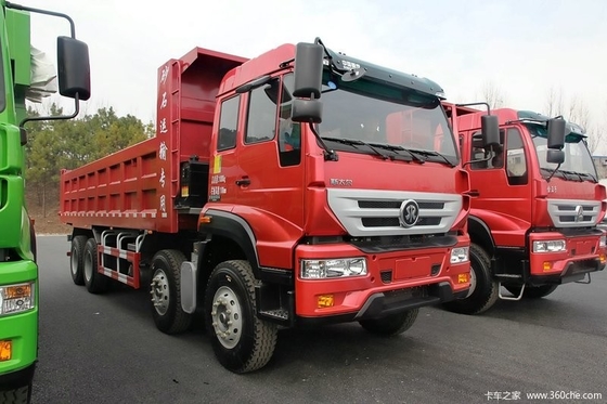 Sand-Kippwagen Special SINOTRUK SWZ 8x4 Vorderachsen in den rote der Farbehf12 für 55 Tonne