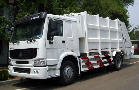 Weißes des Farbe12m3 Volumen Abfall-Verdichtungsgerät-LKW-SINOTRUK HOWO 4x2 6000L