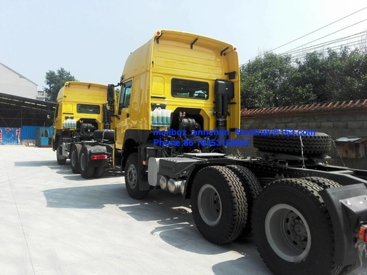 Howo-Sattelzug-LKW LHD 10 dreht hohes Dach-Fahrerhaus 102 Kilometer/H HW 79