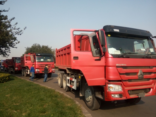 3 Hochleistungskipplaster 371hp Achse Lhd Howo 6×4 für Baugewerbe
