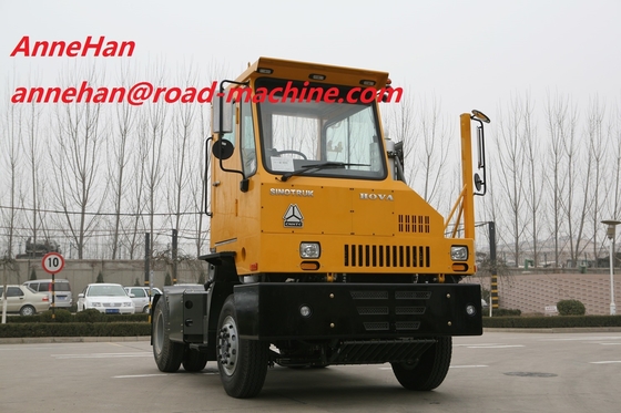 Sinotruk-Hafen-Traktor-LKW-einzelne Kabine mit 4 Reifen und 1 Reserve