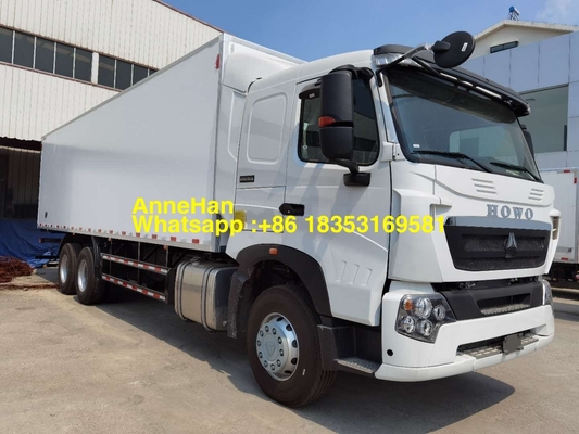 Einzelner Kühlschrank Van Cargo Truck des Fahrerhaus-12 der Rad-8x4