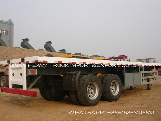 2 Behälter-halb Anhänger 40ft Ton Heavy Duty Semi Trailerss Fuwa der Achsen-13/16