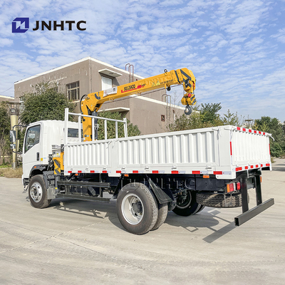 6 Tonnen Kranichtruck 4x2 6 Räder Traktor mit Geraden Arm Kranichtruck HOWO Leichtlastwagen 3-8 Tonnen