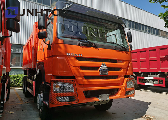 Orange Sinotruck Kipplaster HOWO 6x4 Off Roads 20 CBM