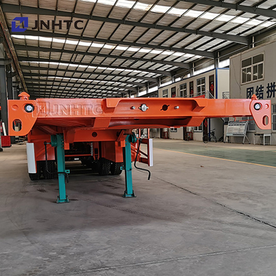 3 Achsen 4 Achsen 30t 40t Flachbett-Flachbett-Container-Sattelanhänger für Afrika