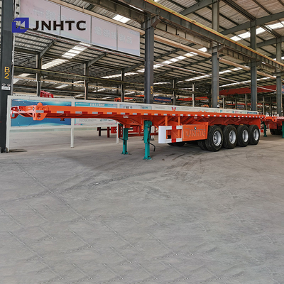3 Achsen 4 Achsen 30t 40t Flachbett-Flachbett-Container-Sattelanhänger für Afrika
