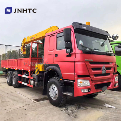 Sinotruk HOWO 6x4 Geradearm-Kranfahrzeug 10 Räder 340 PS 10 Tonnen