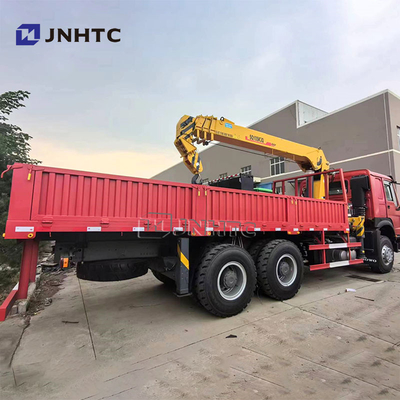 Sinotruk HOWO 6x4 Geradearm-Kranfahrzeug 10 Räder 340 PS 10 Tonnen