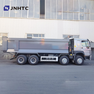 12 Räder Dump Truck Howo 31 Tonnen 8x4 380 PS Linksgetriebener Dump Truck