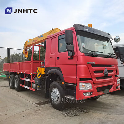 Howo 6x4 Gerade Arm Kran Lkw 10 Räder 340 PS Fracht mit Kran Lkw