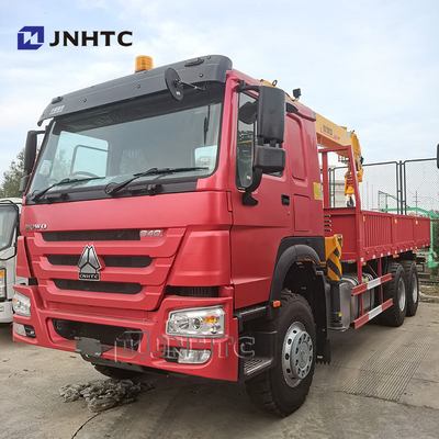 Howo 6x4 Gerade Arm Kran Lkw 10 Räder 340 PS Fracht mit Kran Lkw