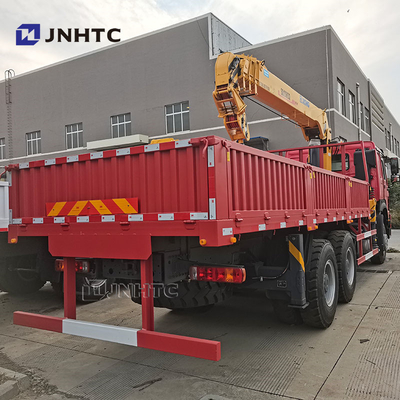 Howo 6x4 Gerade Arm Kran Lkw 10 Räder 340 PS Fracht mit Kran Lkw