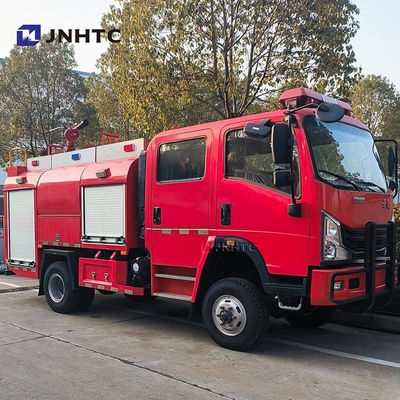 NEW Howo Feuerwehrfahrzeug 5000L Wasser Schaum Tanker 4X4 Feuerwehrfahrzeug guter Preis