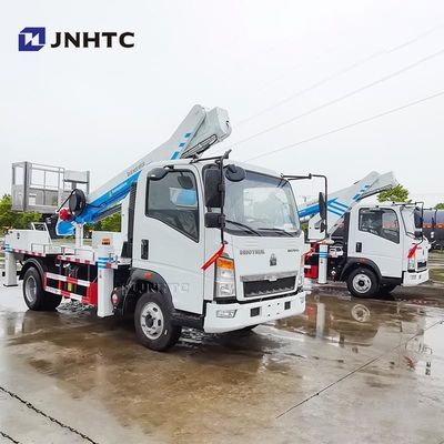 HOWO 4x2 20m Lkw-montierte Luftarbeitsplattform Klappknöchel Boom Luftarbeitsplattform Lkw