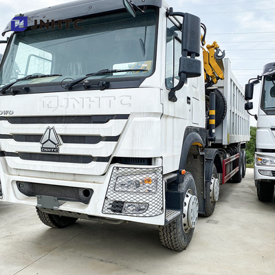 Hot Sinotruk Howo Kranichtruck 8X4 10Tonnen Ladung mit Klappkranichtrag mit 16 Rädern