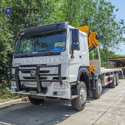 NEW Howo Kranichtruck 8X4 10Tonnen Ladung mit Klappkran 16 Räder Bestpreis