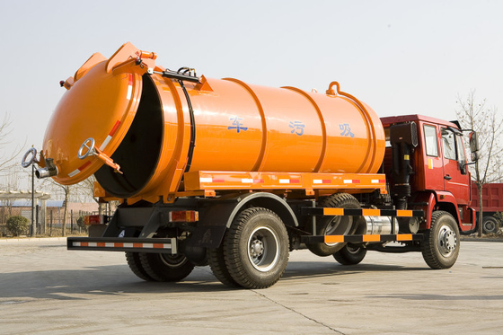 290hp EURO II Maschinen-Abwasser-Saug-LKW-multi Farbe optional mit Aufzuganlage