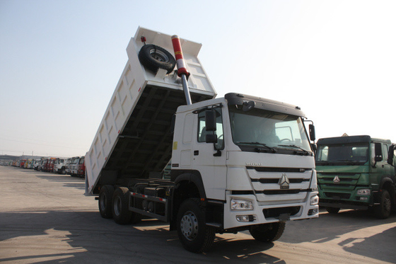 Weißes Hochleistungsc$anheben Farbe-Sinotruk Howo7 der Kipplaster-40T 20M3 Kapazitäts-LHD HYVA