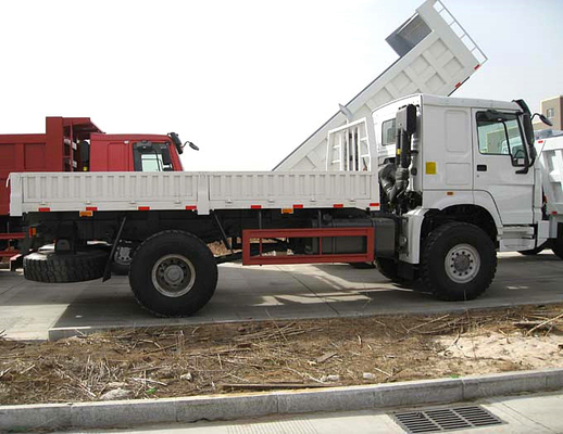 Sicherheit 6 dreht weißen Fracht-LKW 4×2 290HP Sinotruk Howo 20 Tonnen Belastbarkeits-