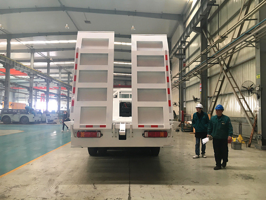 10 Reifen Sinotruk Howo7 Flachbett des Schwergut-LKW-30-40T mit Leiter 6x4 Euro2 371hp
