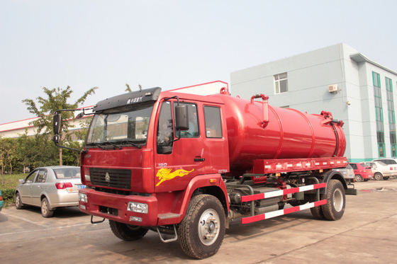 EURO II 6m3 290hp Howo Abwasser-Saug-LKW-Abbau-LKW-Pumpen-Geschwindigkeit 500r/minimales langes Leben