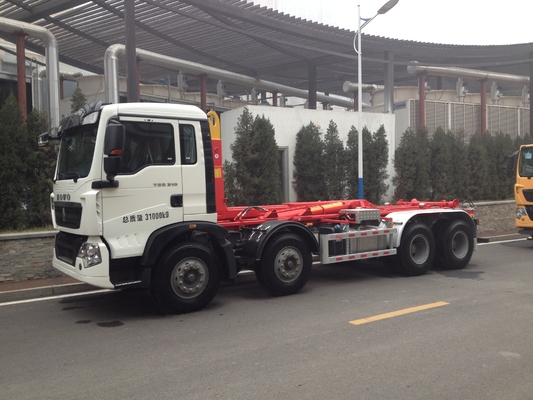 290hp Sinotruk T5G 8×4 Bett vorbildliches Zz3317n3267c1 des Haken-Aufzug-Müllwagen-einer