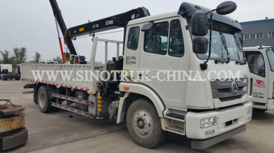 SQ5SK3Q-LKW brachte Kran an, 5 TONNE Boom-Kran für Diesel-LKW der Fracht-ineinanderschiebend 4×2