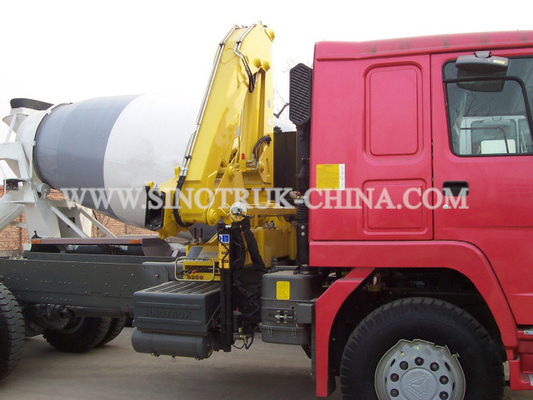 LKW des Primärantrieb-6×4 brachte den hydraulischen roten/Gelb Kran vorbildliches ZZ4257N3247W an