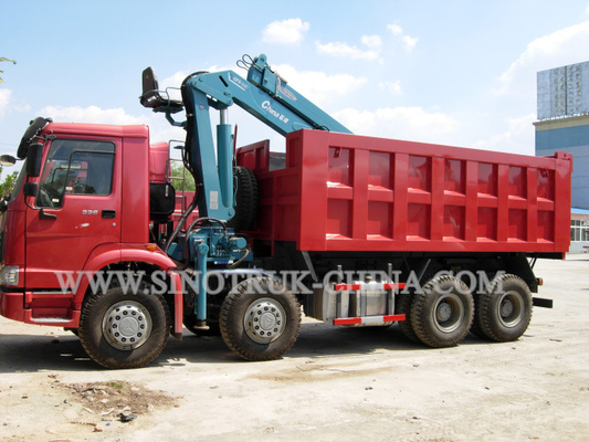 290HP rechter treibender LKW angebrachter Kran des Euro-II mit geradem Tescope-Boom