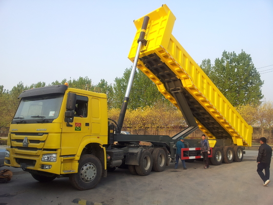 3 Achsen 50 - Kipplaster-Anhänger 70T Sinotruk CIMC Kipper-45cbm für Bauxit-Erz-Laden