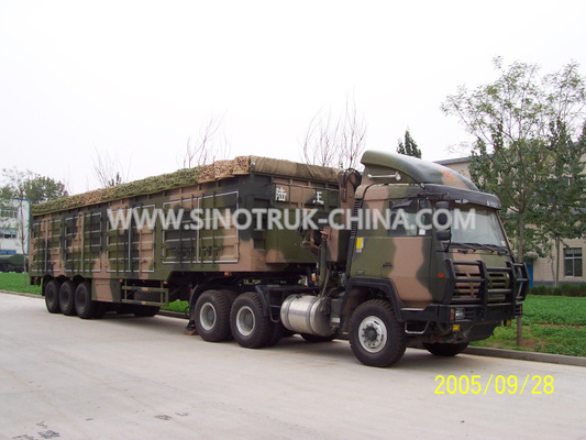 12 Rad-leichter Tarnungs-Kasten-Anhänger-LKW, Militärkasten-Anhänger