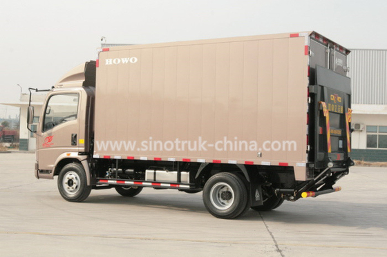 4x2 Euroii Howo 7000kg kühlte Kasten-LKW mit Yunnei-Maschine und dem 6 Dreieck-Reifen