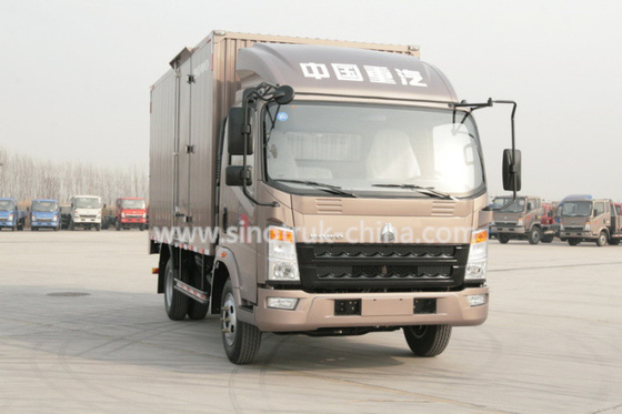 4x2 Euroii Howo 7000kg kühlte Kasten-LKW mit Yunnei-Maschine und dem 6 Dreieck-Reifen