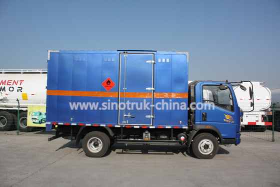 multi Farbe116hp feuergebührenhandels-LKWs, Licht cube van truck HOWO 4*2
