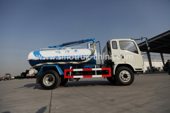 HOWO beleuchten Räder des Abwasserkanal-Vakuum-LKW-6 10 Tonnen 116hp vorbildliches SHMC5107GXW ladend