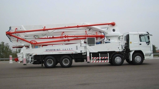 Zement-Pumpen-LKW 8×4 HOWO/konkreter Boom-Pumpen-LKW für Bau