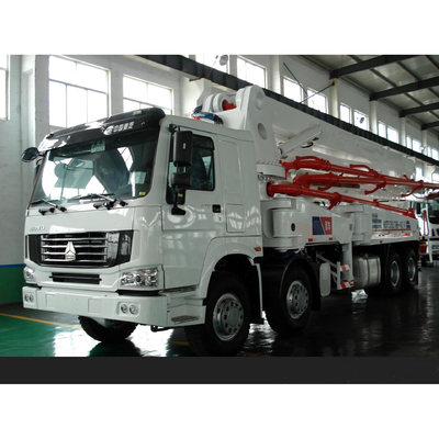 Zement-Pumpen-LKW 8×4 HOWO/konkreter Boom-Pumpen-LKW für Bau