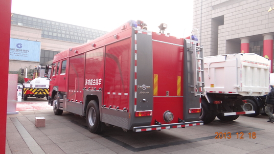 290 Rettungs-Löschfahrzeug Pferdestärken Howo 4×2 mit Kapazitäts-Modell SHMC5256 des Wasser-8000kg